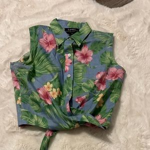 Ralph Lauren sleeveless tie top.. size 6P